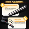 LED For Corvette C8 2019-2025 Daytime Running Light Turn Signal W/ Edge Cover AN