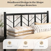 King Size Heavy-Duty Metal Frame Modern Bed Frame w/Under-bed Storage