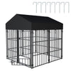 Heavy Duty Large Dog Kennel Crate Robust Pet House Cage Spacious Playing Playpen