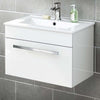 Vanity Unit & Basin Sink Cabinet Bathroom Storage Furniture Free Standing Wall