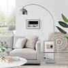 Furniturebox HOLDEN Tall Metal Floor Arc Standing Lamp Light (Including Bulb)