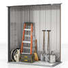Outdoor Storage Shed w/ Lockable Door for Garden, Brown