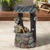 Garden Water Feature Fountain LED Lights Indoor Outdoor Statues Ornament Cascade