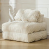 Folding Sofa Bed Single Convertible Sleeper Chair with Pillow Mattress Futon