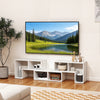 Free Combination TV Stand for TVs up to 65 Inches Media Entertainment Fnhucaxnlw