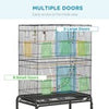 Budgie Cage, Bird Cage w/ Stand, Toys, Accessories, for Canaries, Finches
