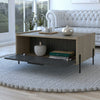 Oak & Grey Coffee Table Harvard with Storage Stylish Modern Design