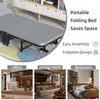 Heavy Duty Folding Bed Rollaway Guest Bed Fold up Sleeper Bed With Mattress 190