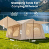 Inflatable 8-10+ Person Air Tent With Canopy Living Area Air - OXFORD FABRIC