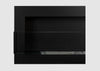 BIOFIREPLACE 1200X400 black structural with glass