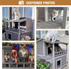 Outdoor Catio Wooden Cat Enclosure Cat House Outdoor Cat Playpen InsulateLiner