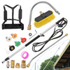 6M Telescoping Pressure Washer Wand Extension Telescopic Gutter Cleaner 4000PSI