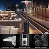 Outdoor Patio Heater By Bighorn Propane Gas Outdoor Heater Standing Wheels 8.8KW