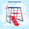 7 In 1 Kids Climbing Toys Heavy Duty Metal Jungle Gym Set Outdoor Playground