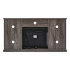 Electric Fireplace With TV Stand Unit Cabinet Fire Logs Heater Flame Living Room