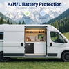 65L Built-In Refrigerator, Dual-Zone Compressor Fridge & Freezer Suitable for RV