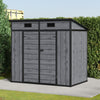 Plastic Garden Storage Shed Outdoor House Tool Shed Utility With Door & Window