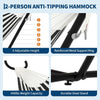 2-Person Outdoor Hammock w/ Stand,450 Lbs,Portable Hammock w/Carry Bag,11 Colors