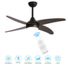 48 inch Ceiling Fan with Light Remote Control Indoor Ceiling Lamps 3 Wind Speeds