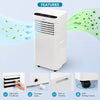 EMtronics 9000BTU Portable Air Conditioner Dehumidifier Fan and Window Vent Kit