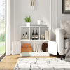3-Tier Bookshelf Modern Book Shelf with Cabinet