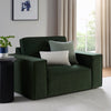 Dusk Brooklyn Dark Olive Velvet Loveseat RRP £999
