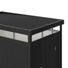 Garden Shed Pent Roof 5X8FT Metal Outdoor Storage Cabinet House with Single Door