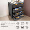 Chest of Drawer Wood 4 Drawer Dresser Chest Closet Storage Organizer for Bedroom