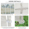 Garden Gazebo Marquee Party Tent Wedding Canopy Outdoor Green 9m x 3m White