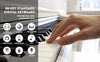 ♬Mustar Digital Piano 88 Graded Hammer Weighted Keys Keyboard Pedal Stand LED