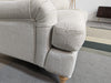 Dusk Hampshire Beige Textured Weave Traditional 3 Seater Sofa RRP £1629