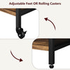 3 Tier Printer Stand,Printer Cart w/Storage Baskets Rolling Printer Table Office