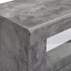 Fiesta Wooden Bar Table Unit In Concrete Effect With LED Lights