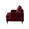 Burgundy Velvet Armchair - Payton SOF218