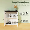 Sideboard, Rustic Storage Cabinet, Storage Cupboard with 2 Doors, Adjustable Zxp