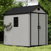 16x8 12x8 8x8FT Plastic Garden Tool Storage Shed Outdoor Lockable Bike Bin House