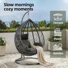 Hanging Rattan Egg Chair Garden Swing Chairs Patio Indoor Outdoor With Cushions