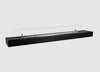 Bio fireplace insert 120 cm matt black with glass