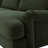 Dusk Hampshire Dark Olive Velvet Left Hand Chaise Sofa RRP £999