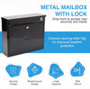 Post Box Parcel Box Combo | Lockable | Outdoor Letter & Package Storage