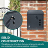 Post Box Parcel Box Combo | Lockable | Outdoor Letter & Package Storage