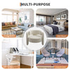 Oversized Barrel Accent Chair Modern Chenille Armchair for Living Room Home
