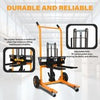 Miniature Forklift Manual Hydraulic Stacker Lightweight Small Lift Truck