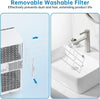 Portable Air Conditioner 9000 Btu,3-In-1 Fan Dehumidification, Ventilation