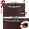 3X5M Waterproof Tarpaulin Ultra Heavy Duty 240 G/M² Tarp Large Ground Camping Sh