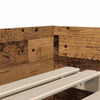 Bed Frame with Drawer Old Wood 100 x 200 cm Solid Pine Wood