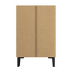 Modern Wood Shoe Cabinet with 2 Doors & Adjustable Shelves 95x60x34.5cm