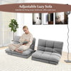 2 Seat Memory Foam Sleeper Couch Convertible Loveseat Sofa Bed Grey