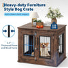Small Dog Crate Wooden Kennel Sofa Table End Table Beautiful Furniture Indoor