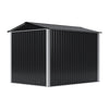 Metal Garden Shed 6 x 8ft Outdoor Storage House Waterproof Sheds Lockable Doors
